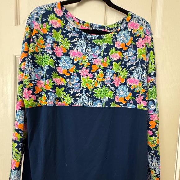Disney - Lilly Pulitzer pull over / Aegean Navy -  Size XL - Picture 2 of 3